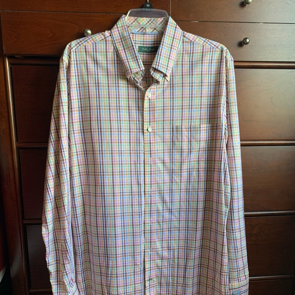Bobby Jones Collared Button Down; multi color - Picture 1 of 3